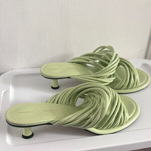 Proenza Schouler Light Green Strappy Heels